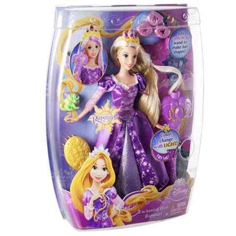 Rapunzel bábika so žiariacimi vlasmi
