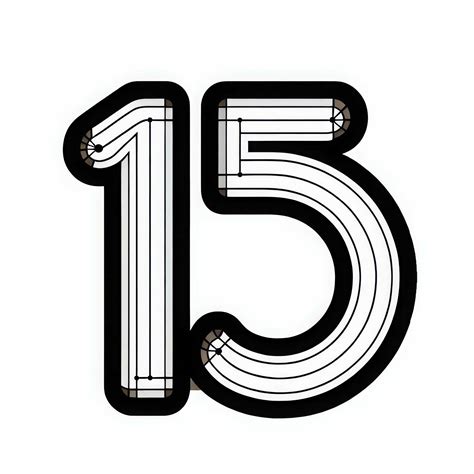 Ilustrácia znázorňujúca číslo 15 v numerologickom kontexte