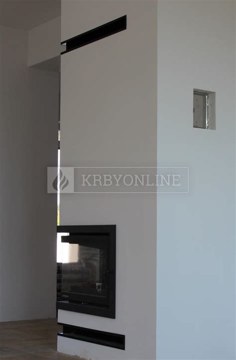 Rohový falošný krb