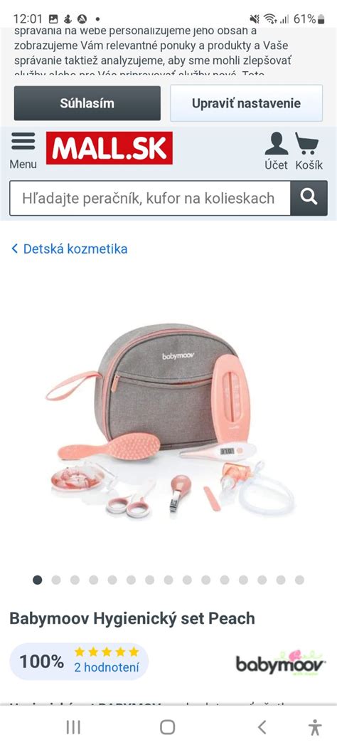 Základná kozmetická výbava pre bábätko