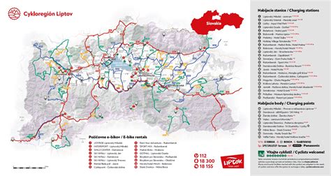 Mapa vystúpení Folklórnej skupiny Goral