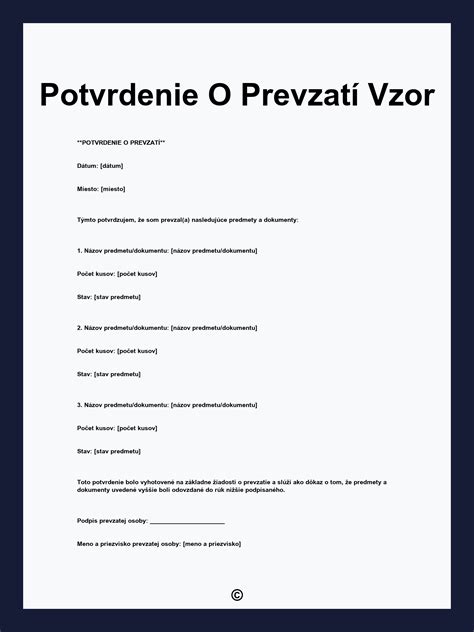 Vzor potvrdenia o poberaní rodičovského príspevku