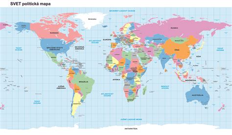 Mapa sveta s vyznačenými filmovými a hudobnými centrami