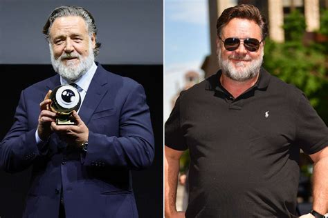 Russell Crowe on stage