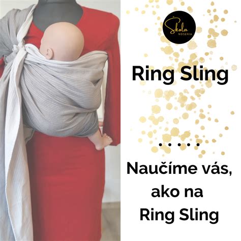 Dieťa v správne uviazanom ring slingu