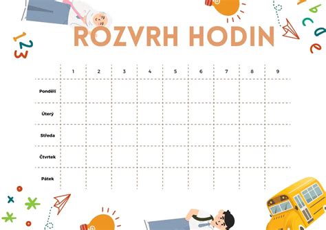 Detský denný rozvrh s časmi na jedlo, hru a spánok
