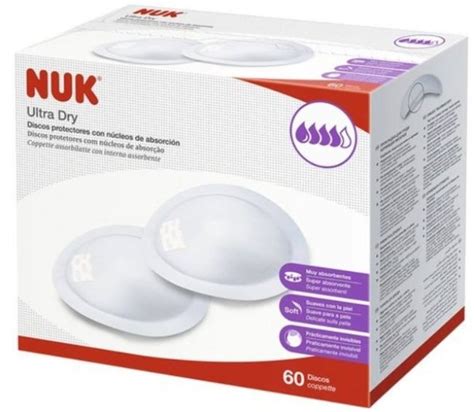 Dojčiace vložky NUK Ultra Dry v reze s popiskami vrstiev