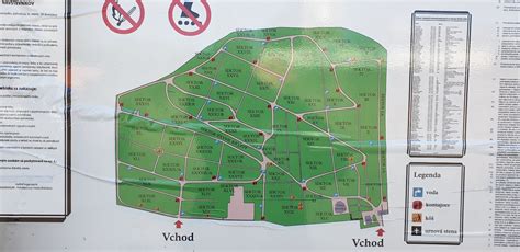 Mapa cintorína Slávičie údolie s vyznačenou oblasťou