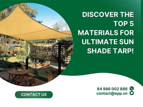 Different sun shade materials comparison
