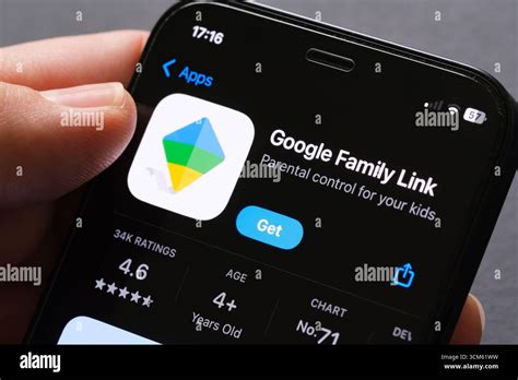 Screenshot aplikácie Google Family Link ukazujúci možnosti rodičovskej kontroly