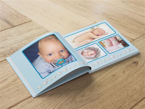 Dizajn obálky fotoknihy pre bábätko