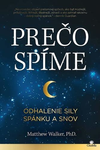 Obal knihy Prečo spíme