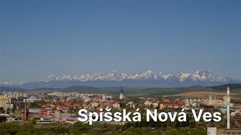 Panoráma Spišskej Novej Vsi s historickým centrom