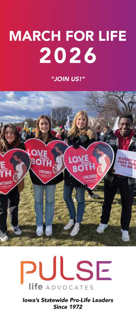 National March for Life poster