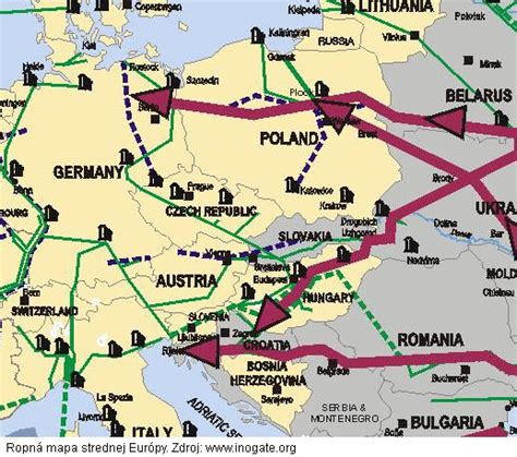 mapa Európy so zvýraznenou trasou do Anglicka