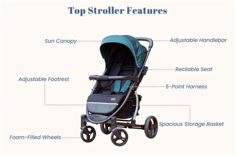 Stroller buying guide infographic