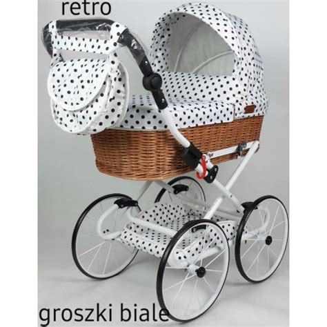 Detail retro kočíka Nestor Ania White