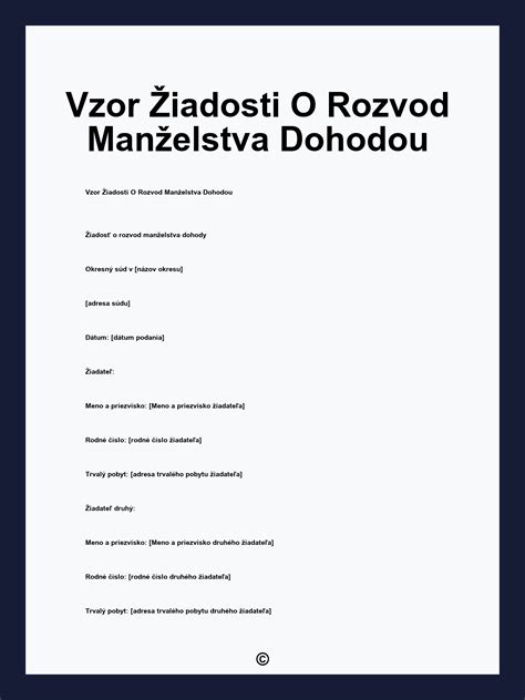 Formulár žiadosti o uzavretie manželstva
