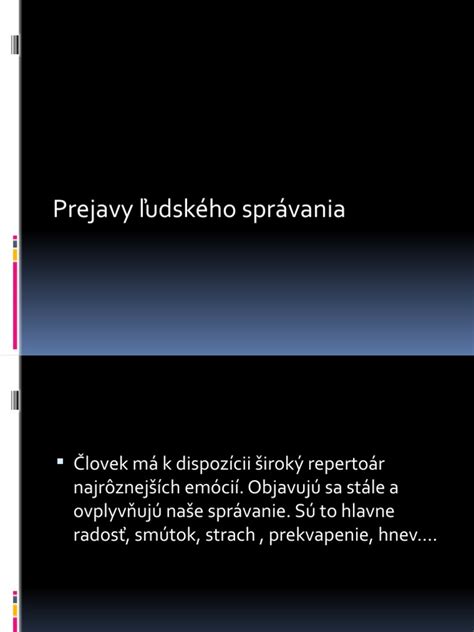 Tabuľka: Prejavy problémového správania žiakov a ich možné príčiny