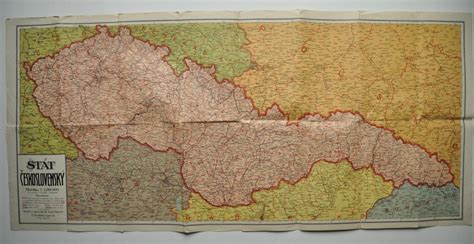 Mapa rozdelenia Československa na federatívne republiky (1969)
