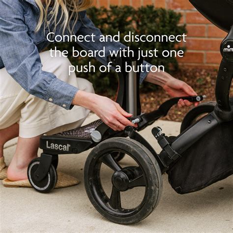 Detail bezpečnostného uchytenia Lascal BuggyBoard Maxi