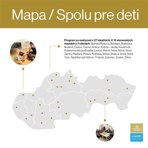 Mapa zariadení starostlivosti o deti na Slovensku