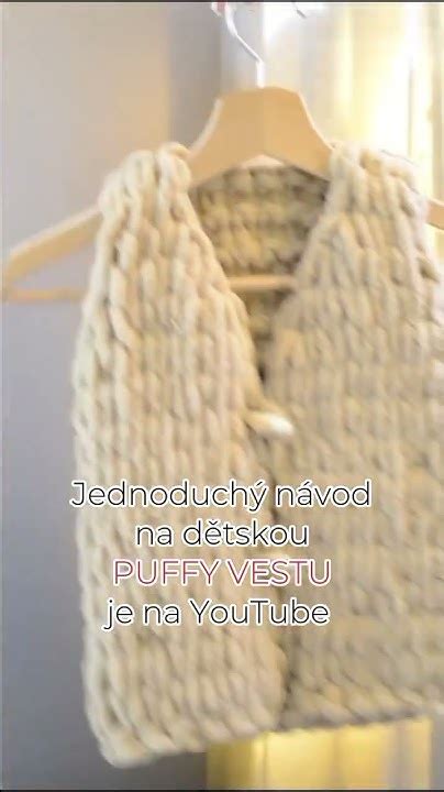 Puffy vesta hotový produkt