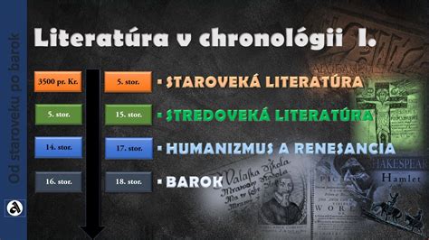 Chronologický prehľad literárnych smerov