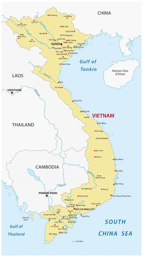 Mapa nemocníc vo Vietname