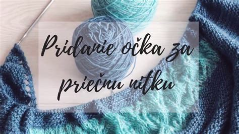 Raglánové pridávanie očiek schéma