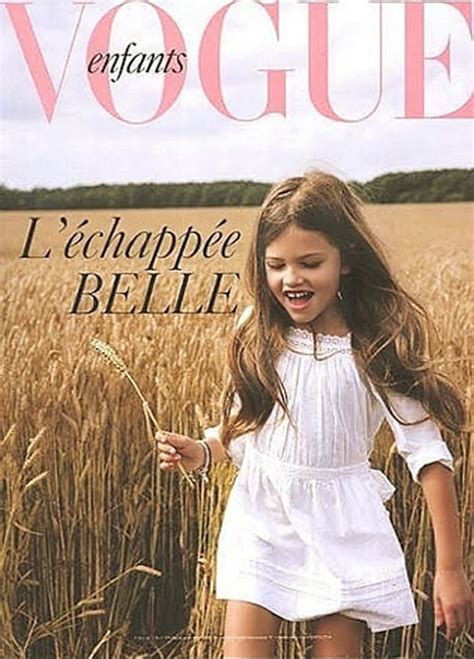 titulná strana Vogue Paris Enfants s Thylane Blondeau