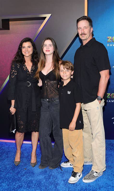 Tiffani Thiessen s rodinou
