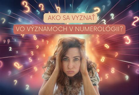 Významy jednotlivých číslic v numerológii