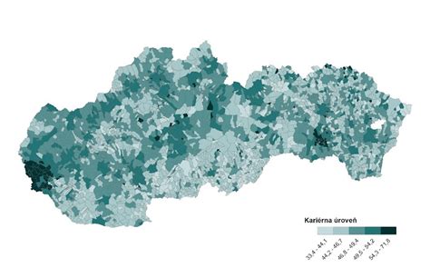 Mapa: Súdy podľa bydliska dieťaťa v Slovenskej republike