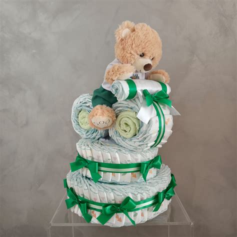 Plienková torta v tvare poschodovej torty