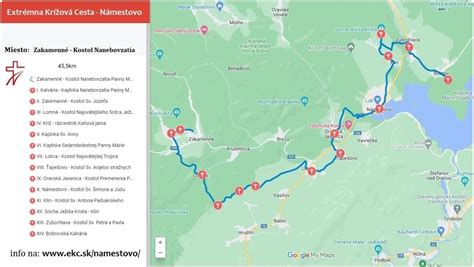 Mapa cesty Troch kráľov