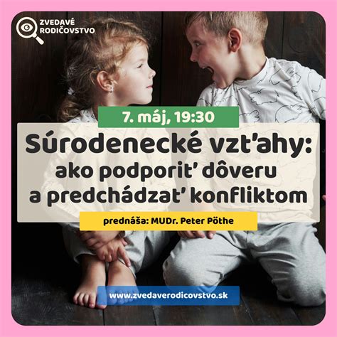 Rodičovský príklad a súrodenecké vzťahy