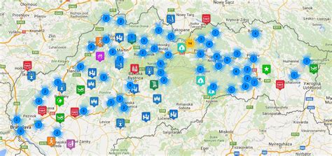 Mapa: Miesta tragédií v aute na Slovensku
