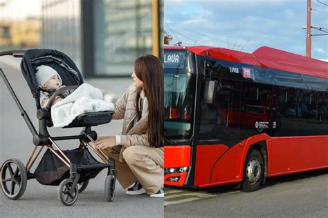 Rodič tlačí kočík s dieťaťom v meste