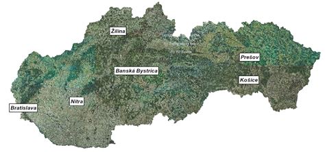 Mapa historického územia Kysúc