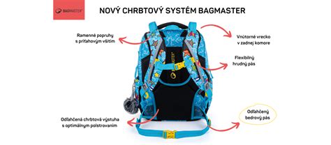 detailné zobrazenie chrbtového systému nosiča