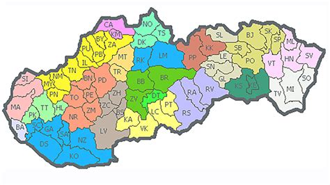 Mapa regionálnych rozdielov v plodnosti na Slovensku