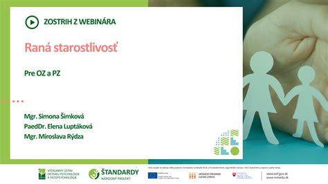 Význam ranej starostlivosti a predškolského vzdelávania