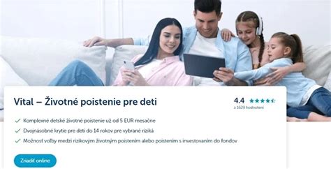Rodinné poistenie pre deti