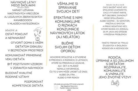Informačný leták o ošetrovnom a PN pre rodičov
