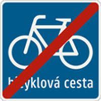 Značka novej bicyklovej cesty