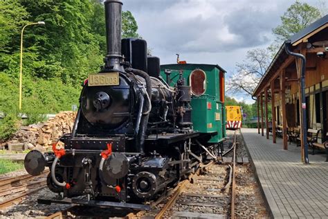 Historická parná lokomotíva Krutwig na Detskej železnici Košice