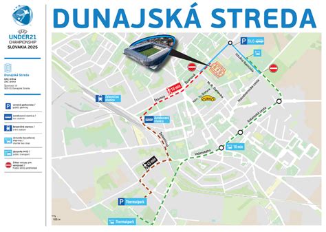 Mapa škôl v Dunajskej Strede a okolí