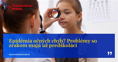 Znaky problémov so zrakom u detí