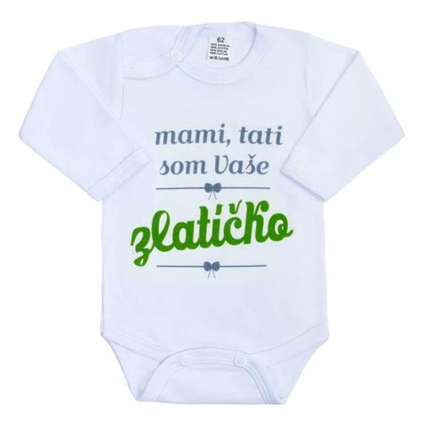 Personalizované body pre dievčatko s vtipným nápisom